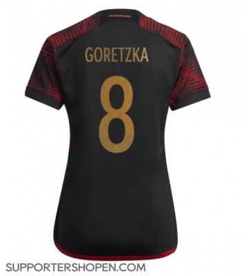 Tyskland Leon Goretzka #8 Borta Matchtröja Dam VM 2022 Kortärmad
